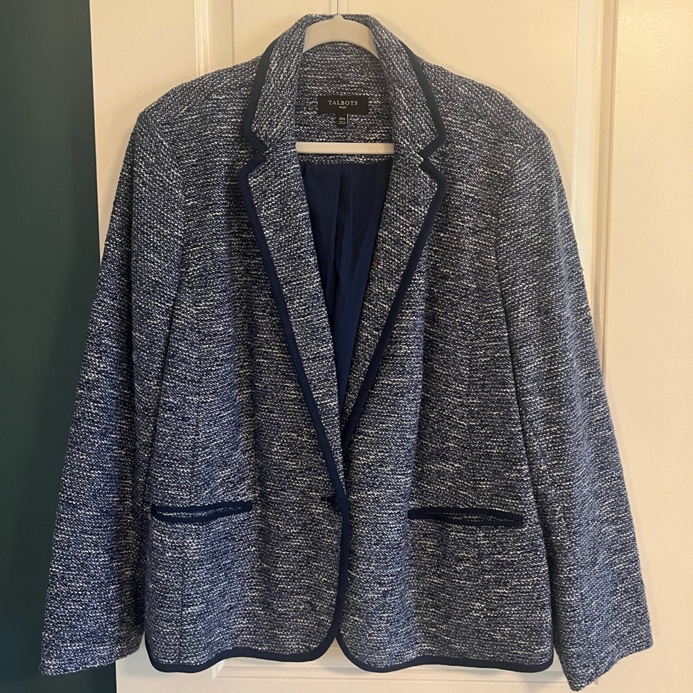 Knit blazer